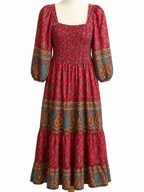 Me 2 Magic Boho Paisley Maxi Dress